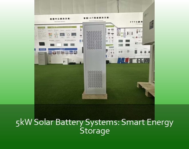 5kW Solar Battery Systems: Smart Energy Storage